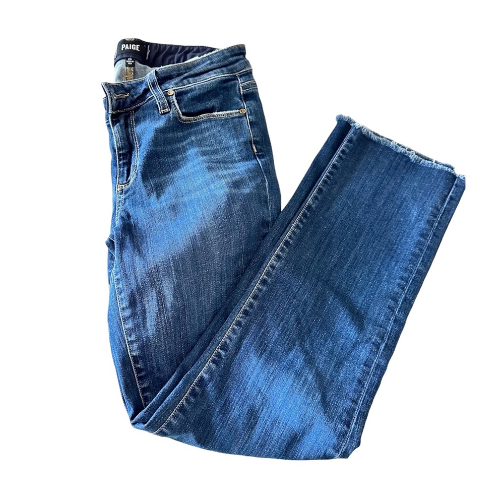 Paige Landyn Straight Leg Mid Rise Jeans Size 28
EUC